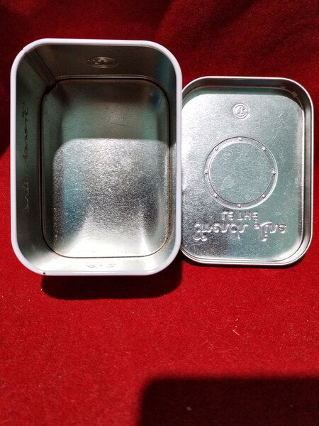 Patru cutii din tabla pentru ceai French Line